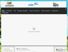 Tablet Screenshot of pdacundinamarca.com.co